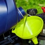 troy bilt lawn mower oil change